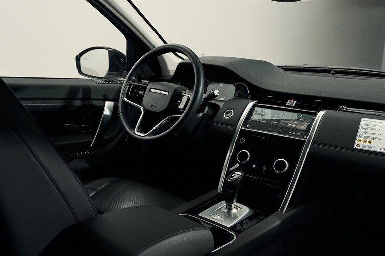 Land Rover Discovery Sport cabin and interior. 
