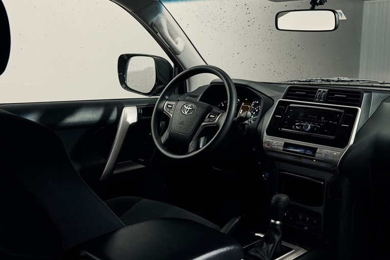 Toyota Land Cruiser 150 cabin and interior.